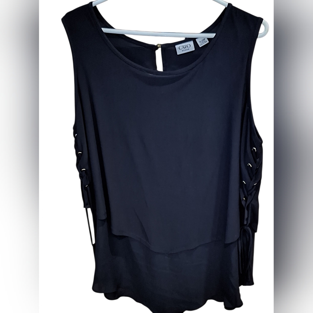 Cato Women's Elegant Black Tank Top